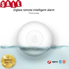 Умный датчик утечки воды Tuya с Wi-Fi, совместим с приложением Tuyasmart  Smart Life, простая установка