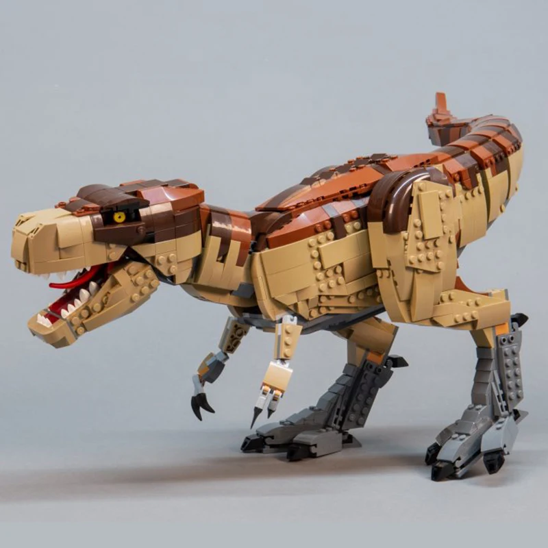 3509 шт. динозавр Юрского периода парк мира фильм T. rex Rampage строительные блоки кирпичи детские игрушки Рождественский подарок совместимы 75936