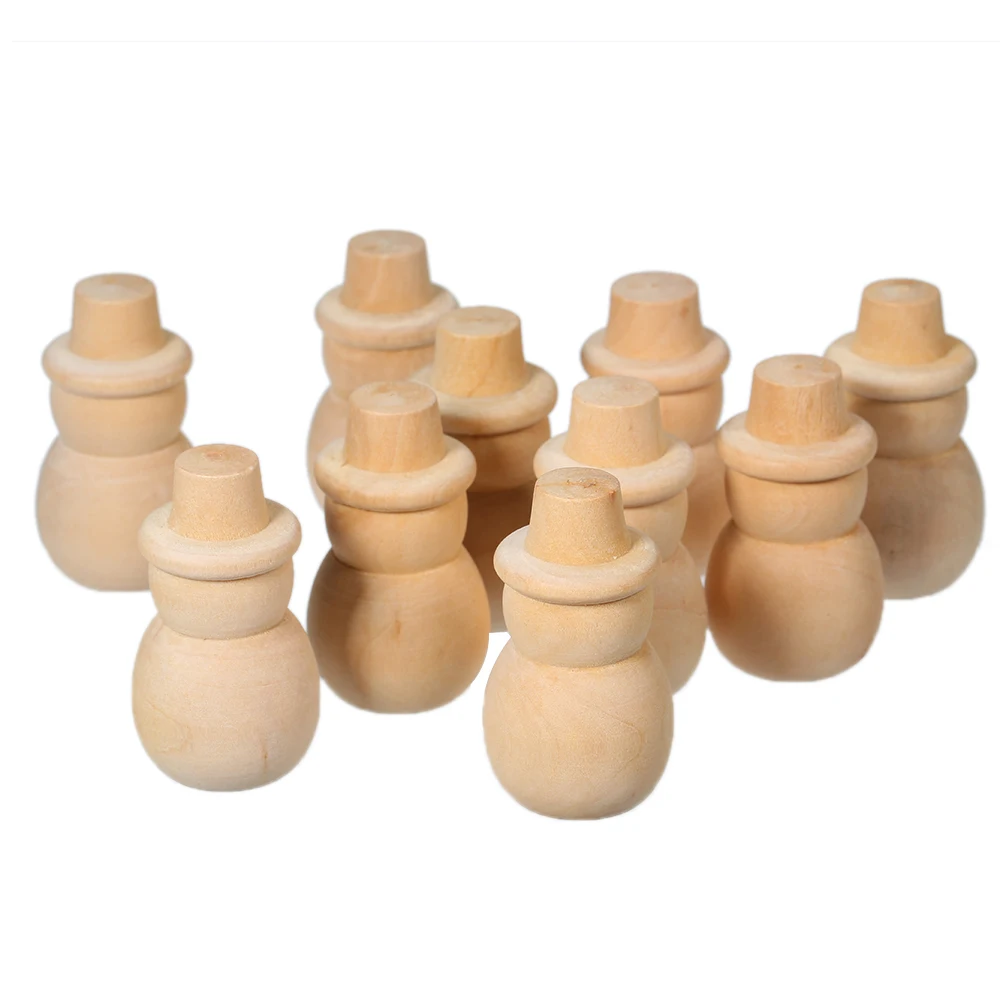 Новые 10 шт колышки для кукол торты ручной работы необработанные деревянные