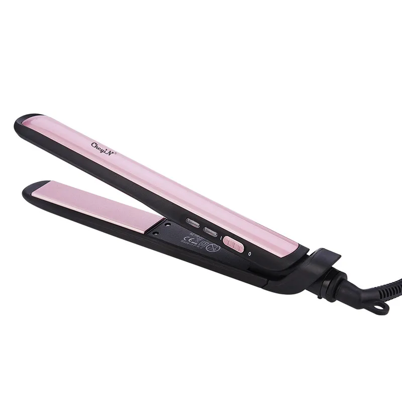 

Ceramic Flat Iron Adjustable Temperature Straightening Iron Styling Tools Hair Straightener Professional Curler Hair Curling