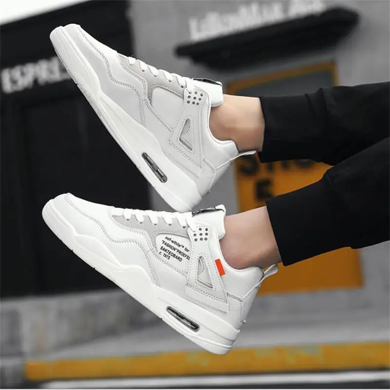 

Весенняя Новинка 2020, корейский тренд, Спортивная повседневная обувь большого размера, амортизирующая, мужская спортивная обувь