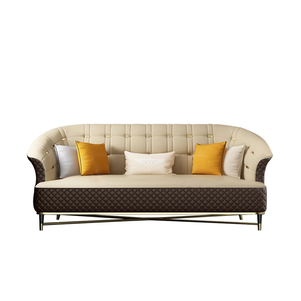 Современный дизайн Chesterfield диван Элегантный люкс 1 + 2 3 рулонные руки мебель для