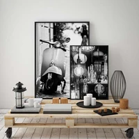 street hands vintage camera wall art black white canvas painting nordic poster and prints modern wall pictures for living room