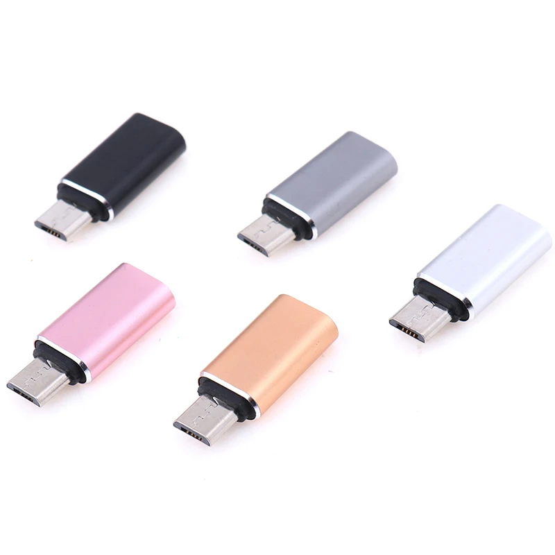

1PC Mobile Phone Adapter Micro USB To USB Type C Adapter Microusb Connector for Huawei Samsung Adapter For Smartphone