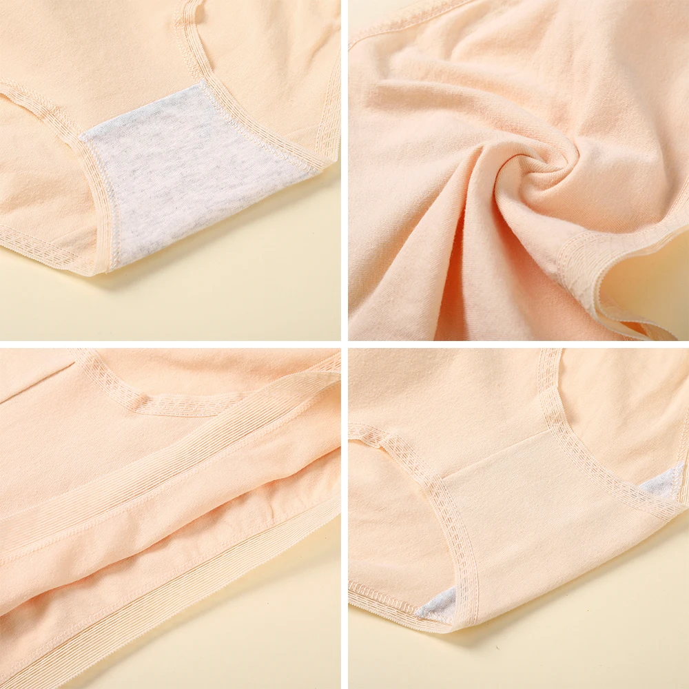 

AIJOLEN Low Waist Pure Cotton Lace Panties Solid Color Ladies Underwear Comfortable And Breathable Close-fitting Underwear