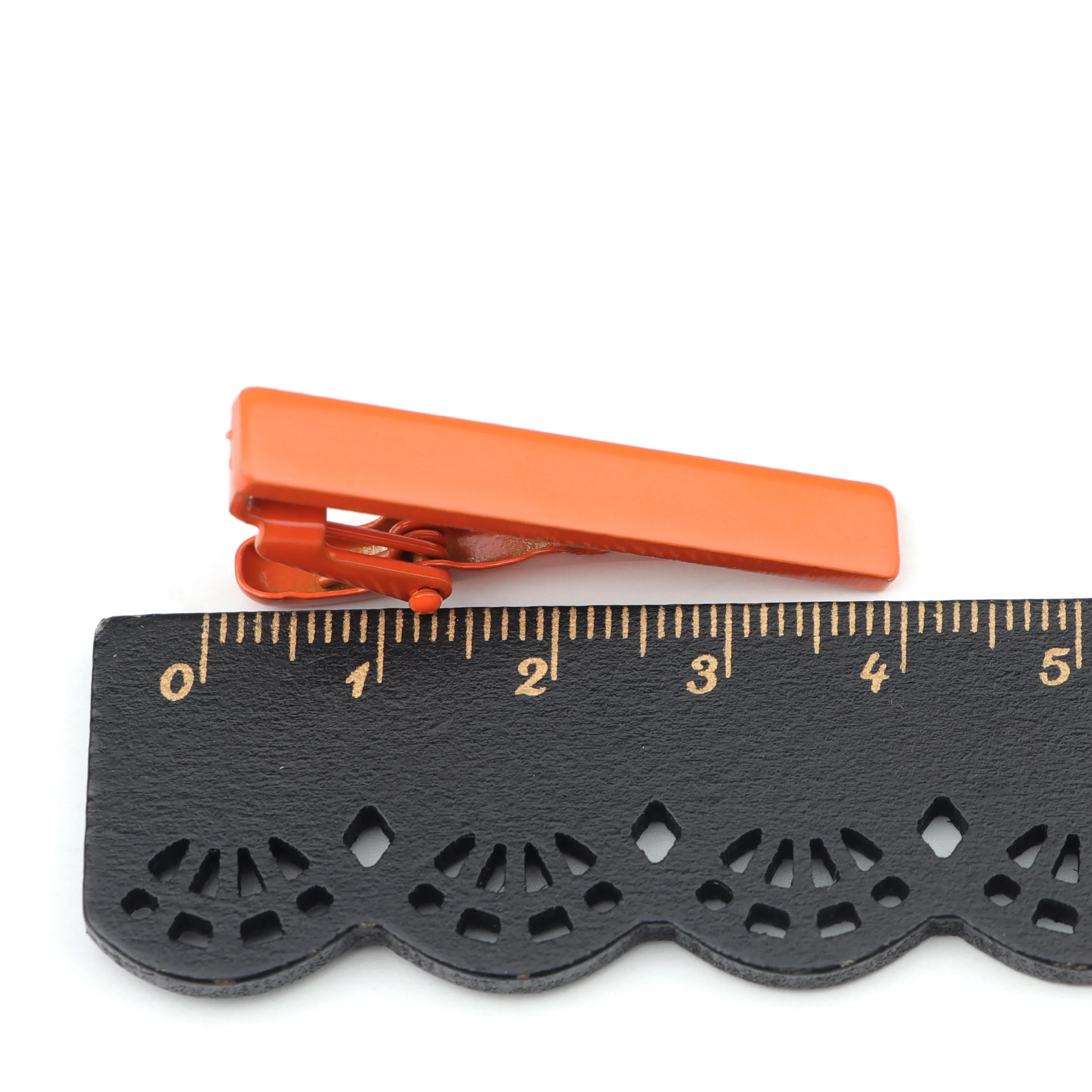 Набор галстуков и зажимов Модный хлопковый клетчатый галстук 6 см с мультяшным