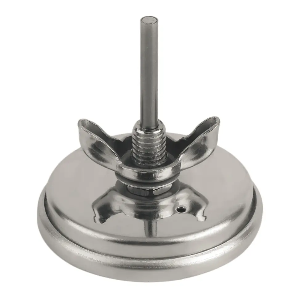 

Stainless Steel BBQ Thermometer Gauge Oven Food Cooking Meat Thermometer Instant Read with Dual Gage 500 Degree Kitchen Tool