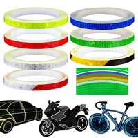 safety reflective sticker adhesive tape roll strip for bicycle bike car motorcycle self adhesive diy decoration rim decoration