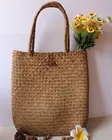 Модная женская летняя соломенная большая сумка-тоут, Пляжная Повседневная сумка через плечо, сумка ручной работы, корзина для хранения, сумка для покупок