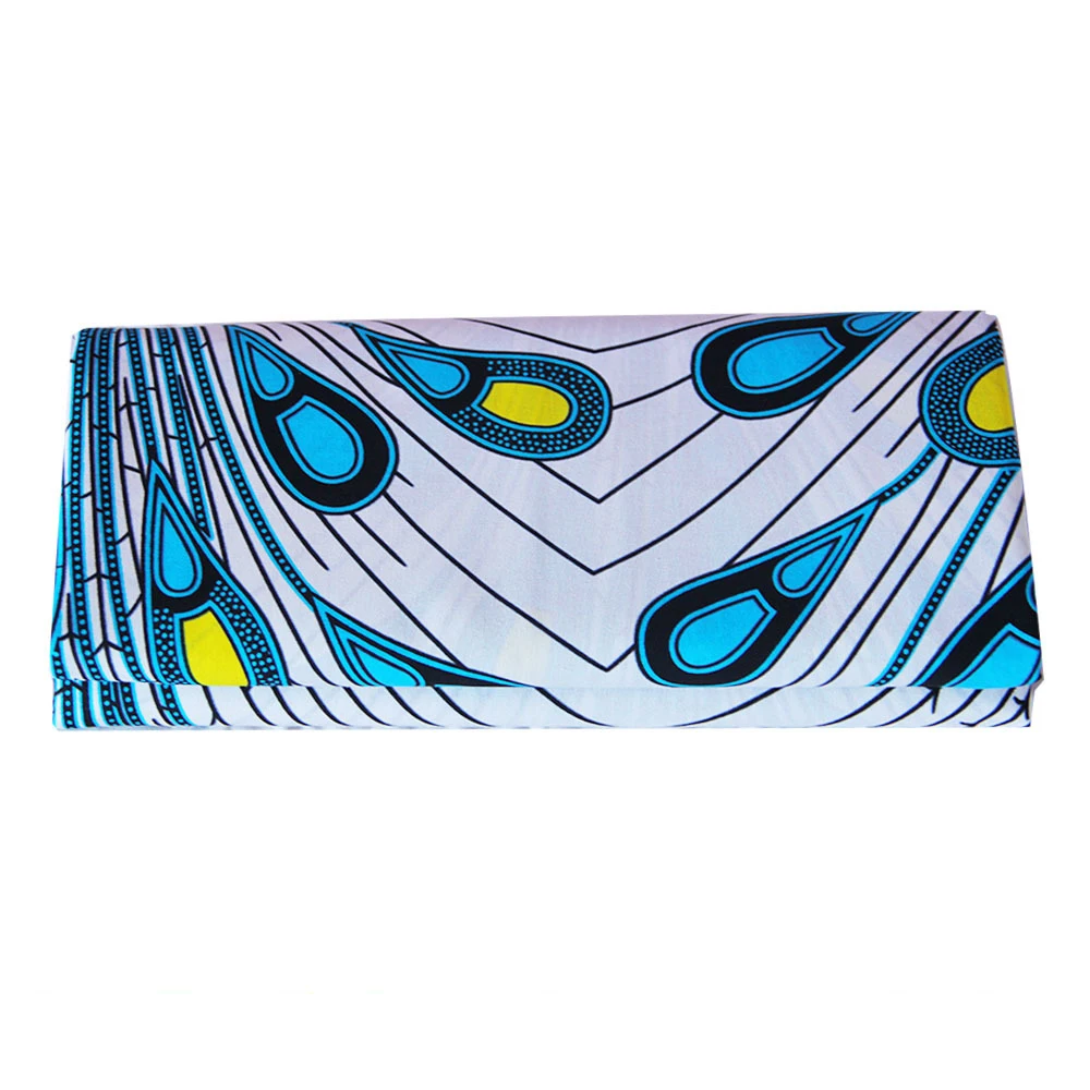 Африканский Традиционный национальный костюм хлопок батик двусторонняя печать