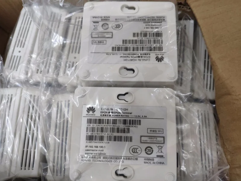 90% новый используемый Хуа Вэй HG8010H epon ONU ont модем 1GE LAN прошивка английский