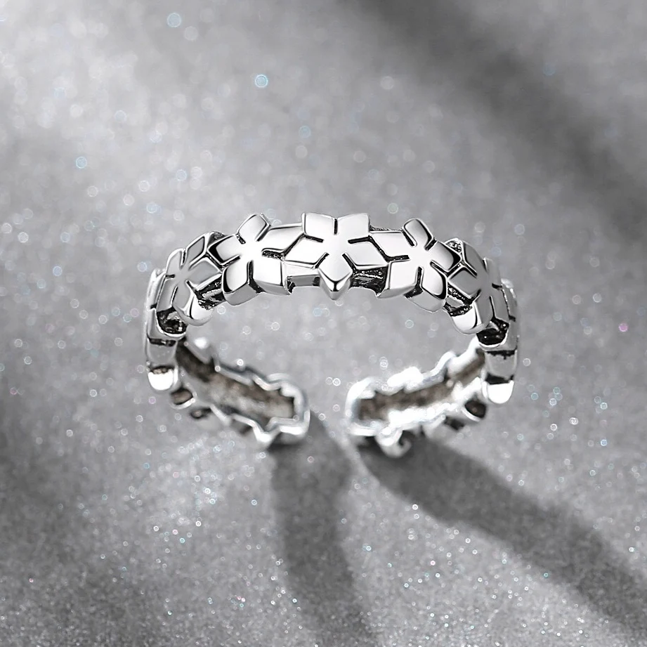 Женское Винтажное кольцо из тайского стерлингового серебра регулируемое