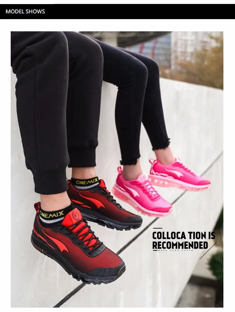ONEMIX/Мужские дышащие кроссовки; zapatillas hombre; уличная Мужская обувь; оранжевая обувь для бега; прогулочные спортивные кроссовки для спортзала