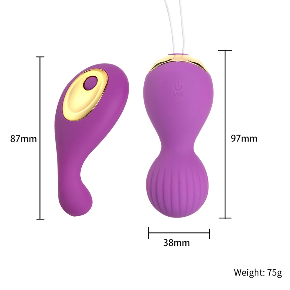 Kegel Vaginal Tight Balls Silicone Vibrating Jump Eggs Remote Control Vibrator Geisha Ball ben Wa Adults Sex Toys For Woman | Красота и