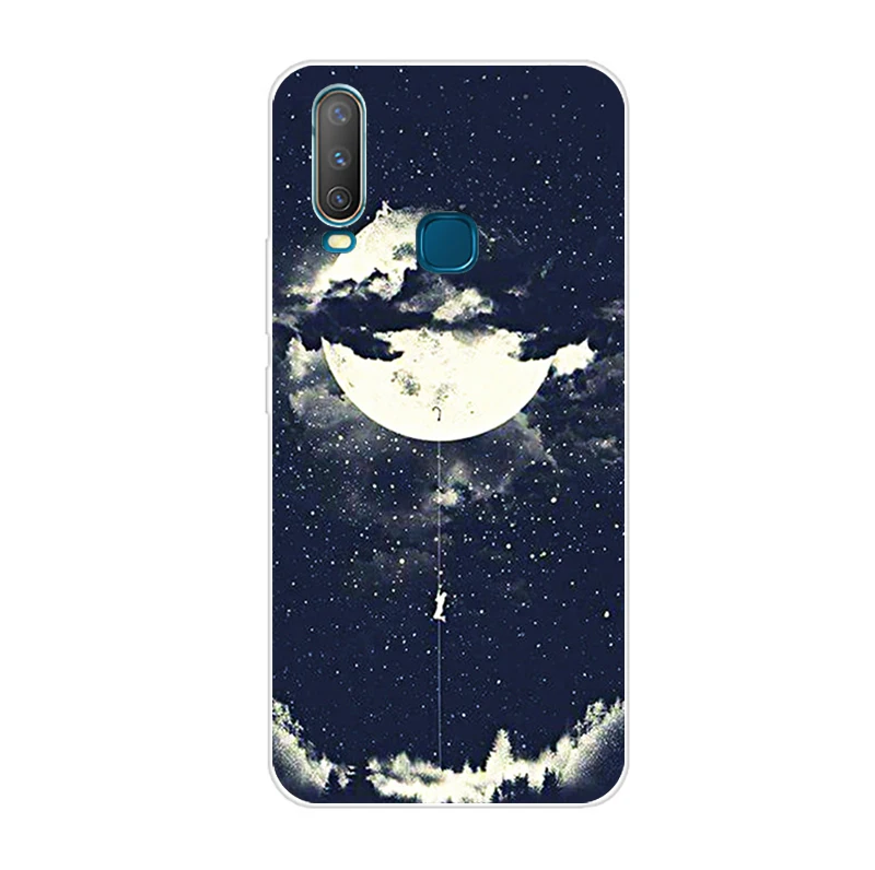 Чёрный матовый 6,35 ''для Vivo Y17 Y15 Y 12 y 3 чехол мягкий TPU телефон крышка для Vivo Y 17 Y 15 Y 12 y 3 задняя крышка чехол силиконовый Coque Cool Funda - Цвет: Чёрный матовый