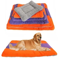 pet soft pet blanket winter dog cat bed mat foot print warm sleeping mattress small medium dogs cats pp cotton pet dog product