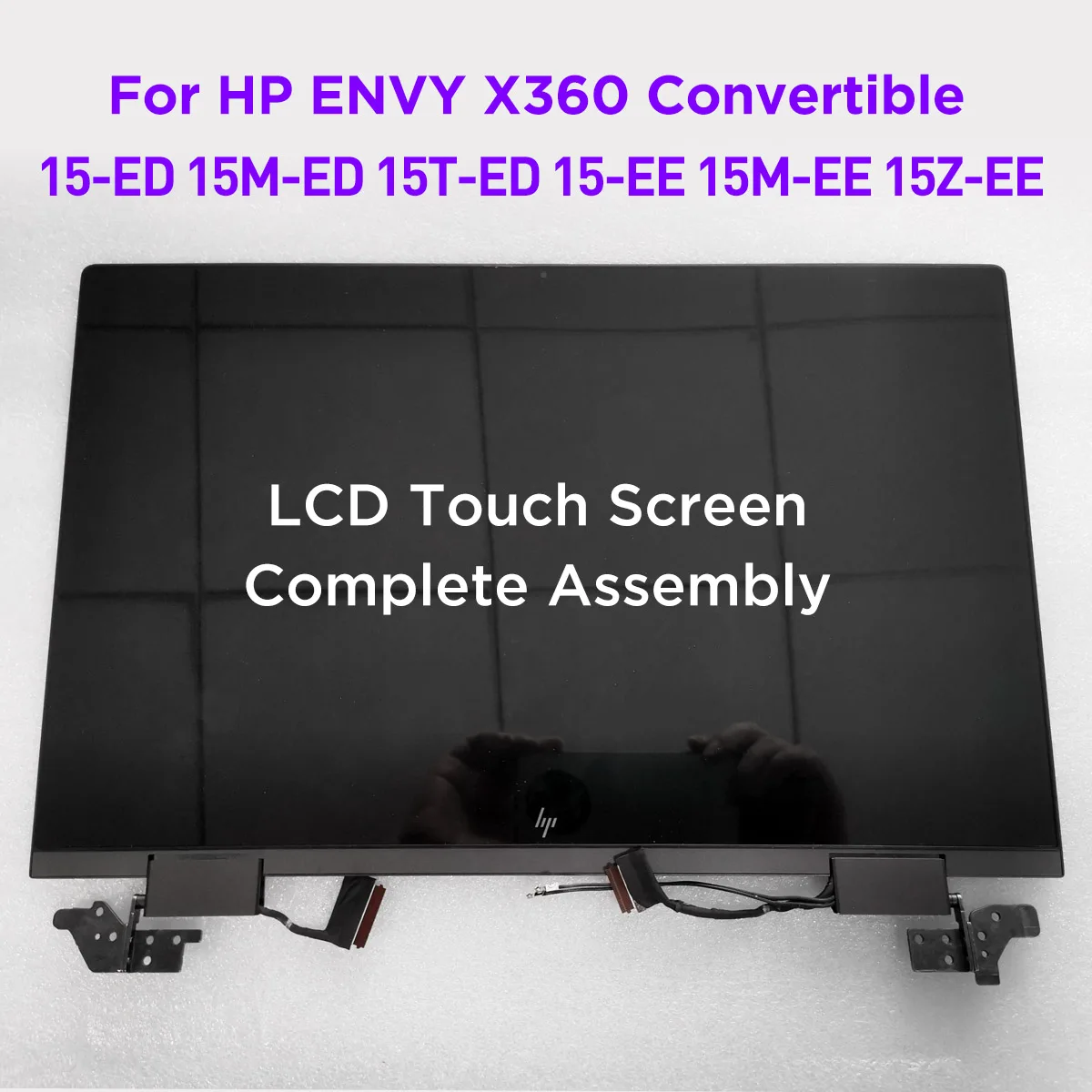 Silver A Replacement for HP Envy X360 15-ED 15-EE 15M-EE Series Top LCD Back Cover Rear Lid L93203-001 