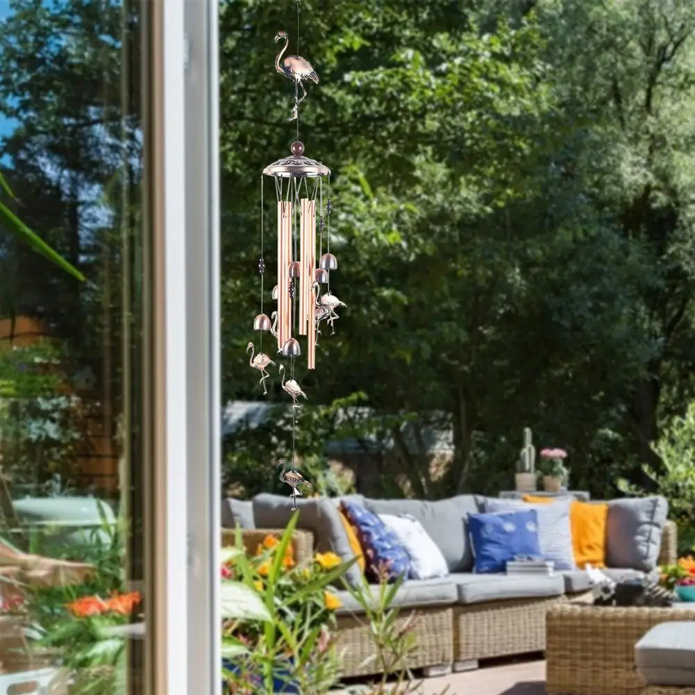 

Garden Wind Chime Yard Art Retro Bird Windchime With Hanging Hook Wind Chimes For Outside, Bird Windchime Deep Tone Decoration