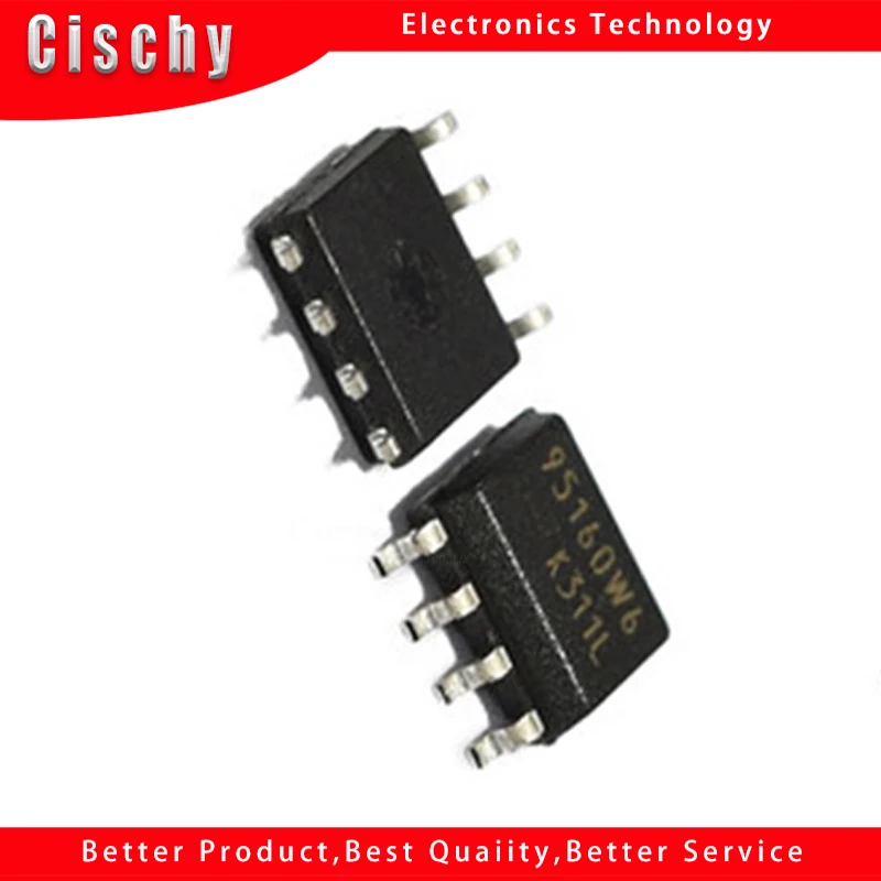 10 шт./Лот M95160-WMN6TP 95160WQ 95160WP 95160 95160P cischy последовательный чип памяти EEPROM для автомобильных чипов памяти sop-8 в наличии