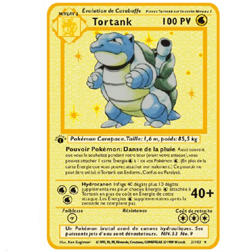 Juego de cartas de Pokemon para ni&ntilde;os, cartas de Pok&eacute;mon de Anime V, Vmax, Mewtwo, Dracaufeu, Tortank-4