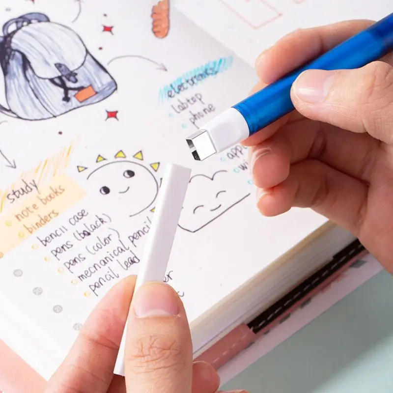 Механический ластик для тщательного подсвечивания многоразовый каучуковый