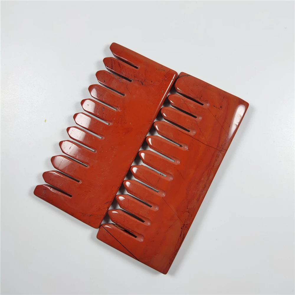 ZW Бесплатная доставка! Натуральный Красный яшма гребень кварц для лечения