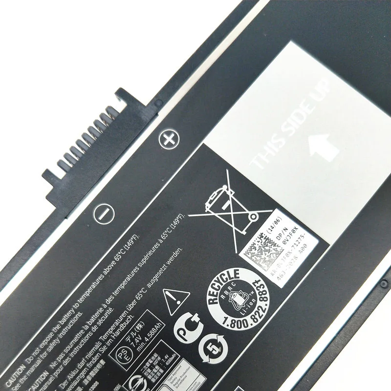 Планшет HXFHF VJF0X VT26R XNY66 4588 мАч Новый аккумулятор для ноутбука Dell Venue 11 Pro 7130 7139 7310 с