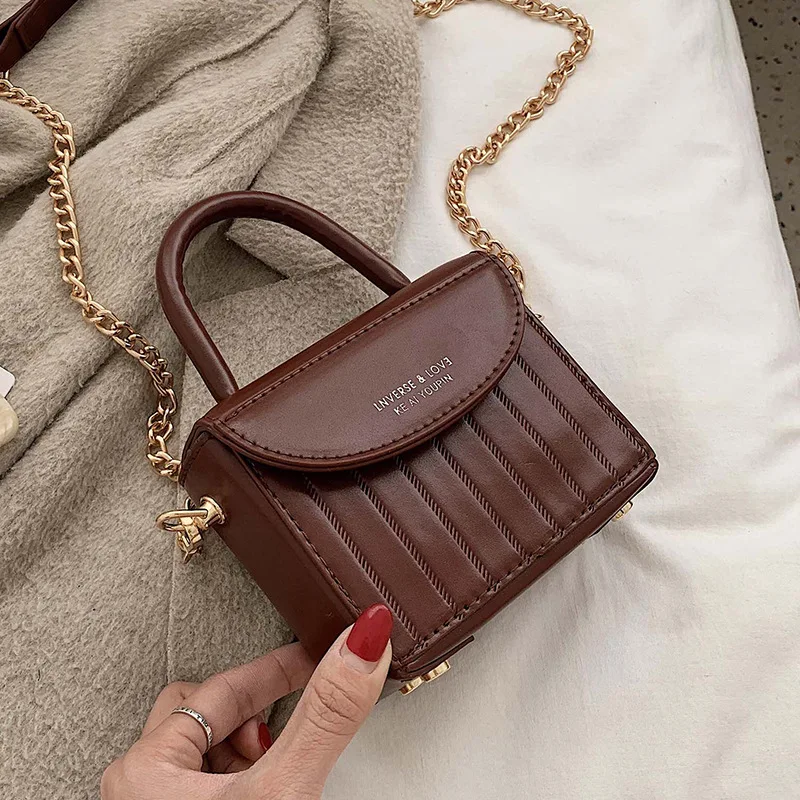 Женская сумка новинка 2020 трендовая винтажная брендовая через плечо с ручками