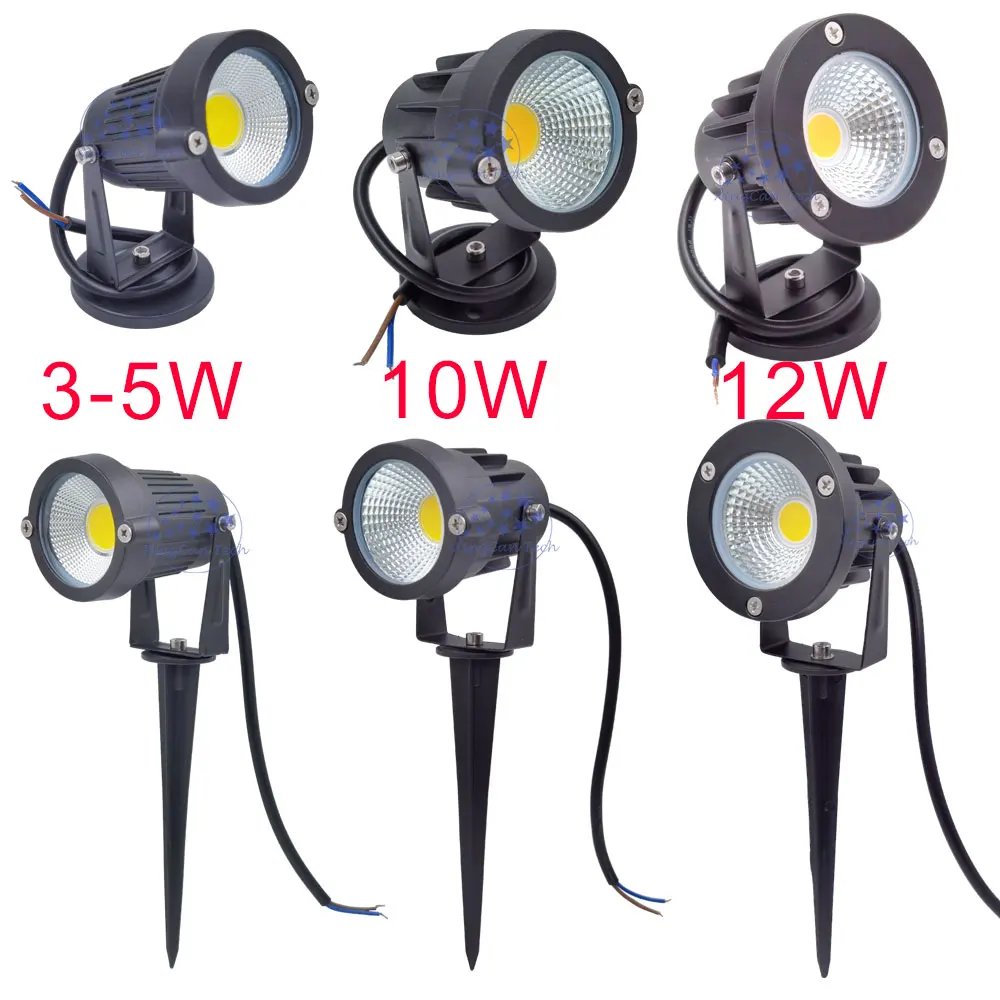Espain сток 6 шт. 220 В садовый светильник водонепроницаемый светодиодный Спайк s 10 Вт