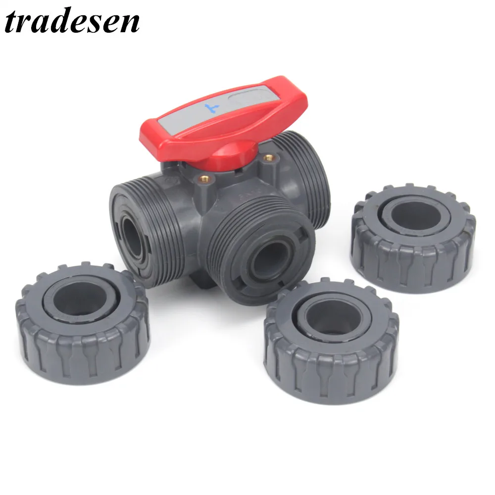 1 шт. Т/л шаровой кран из ПВХ для полива сада 20-50 дюймов | Обустройство дома