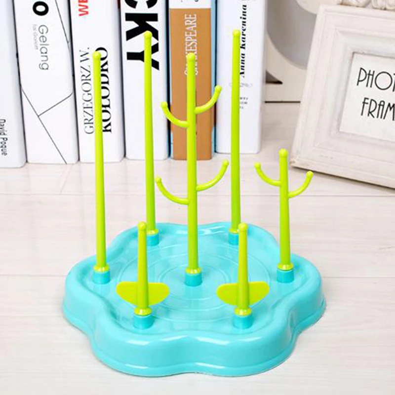 

Useful Baby Bottle Drying Rack Simple Tree Shape Cleaning Dryer Drainer Detachable Useful Infant Milk Cup Nipple Pacifier Holder
