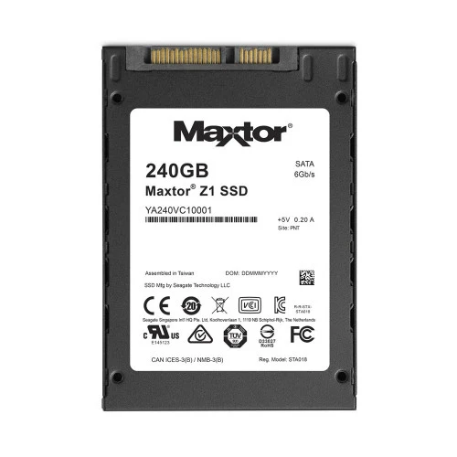 Твердотельный накопитель Seagate Maxtor Z1 YA240VC1A001 SSD 2.5" 240GB SATA-III чтение: 540 Мб/сек