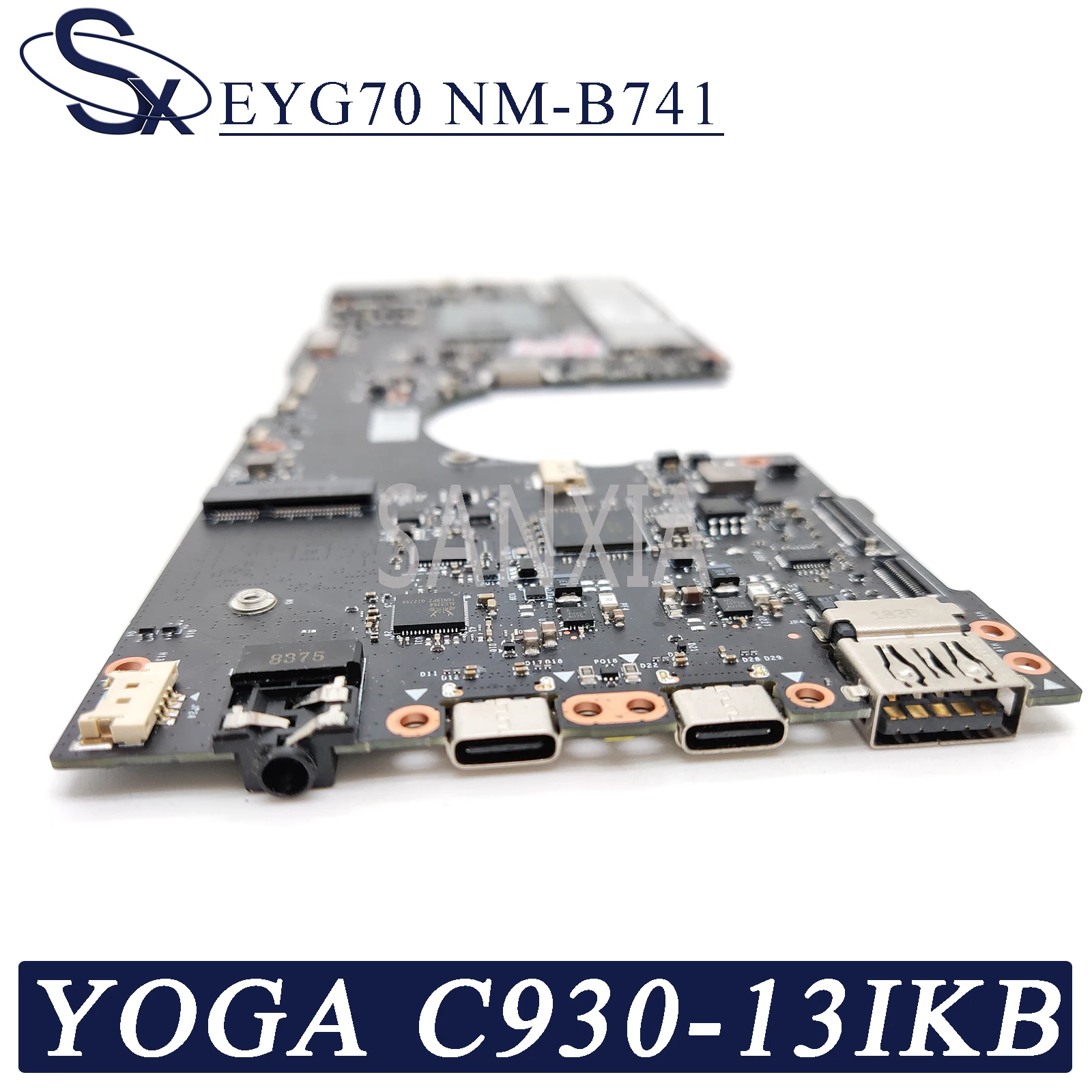 kefu eyg70 nm b741 laptop motherboard for lenovo yoga c930 13ikb original mainboard 8gb ram i5 8250u cpu free global shipping