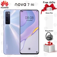 New Huawei Nova Moible Phone 6 53 inch OLED Screen Kirin 985 SOC 4000mAh 64 0MP Main Camera NFC Fast Charger Smartphone