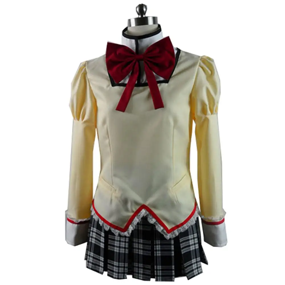 2020 Puella Magi Madoka Magica Kaname Akemi Homura школьная форма Платье Аниме Косплей костюмы |