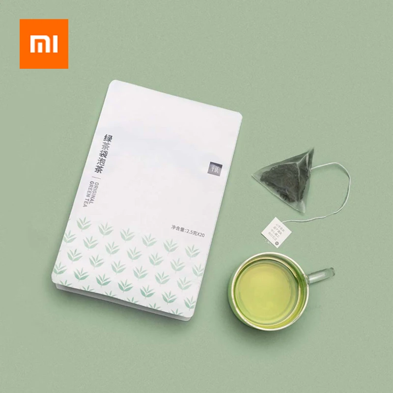 Оригинальный чайный пакет Xiaomi пакетик для растворимых напитков Натуральный