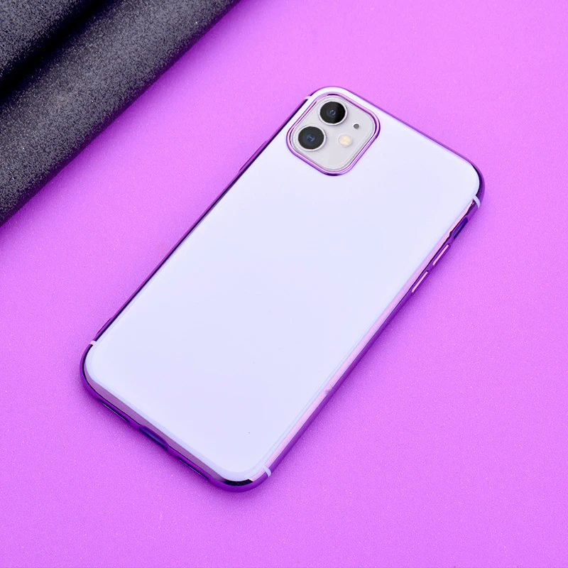 Ультратонкий матовый чехол для iPhone 11 Pro Max Чехол Мягкий силиконовый из ТПУ X 6 6S 7 8