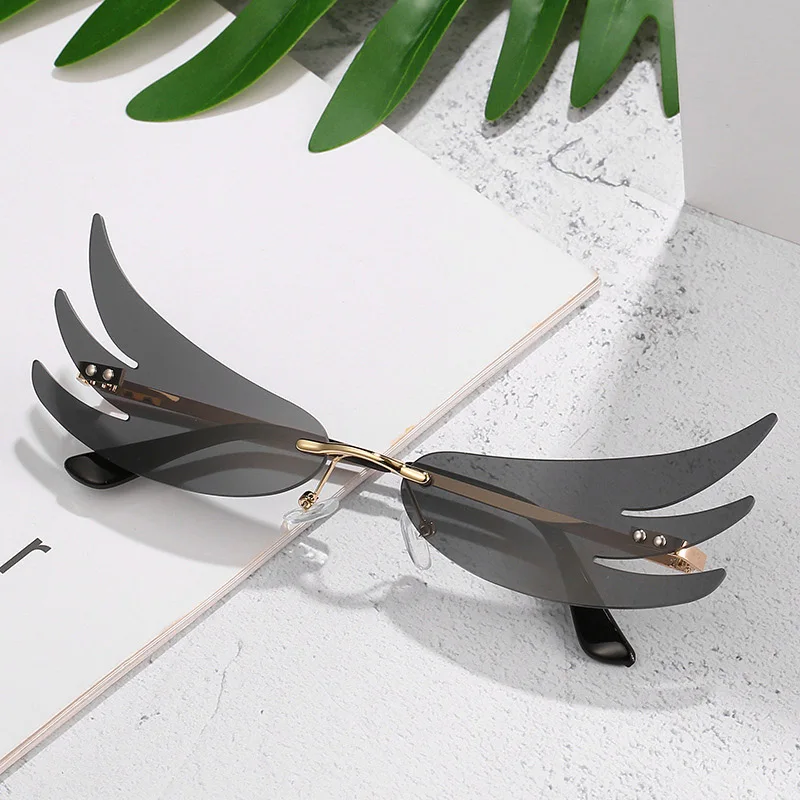 2020 винтажные женские солнцезащитные очки кошачий глаз с огненным пламенем