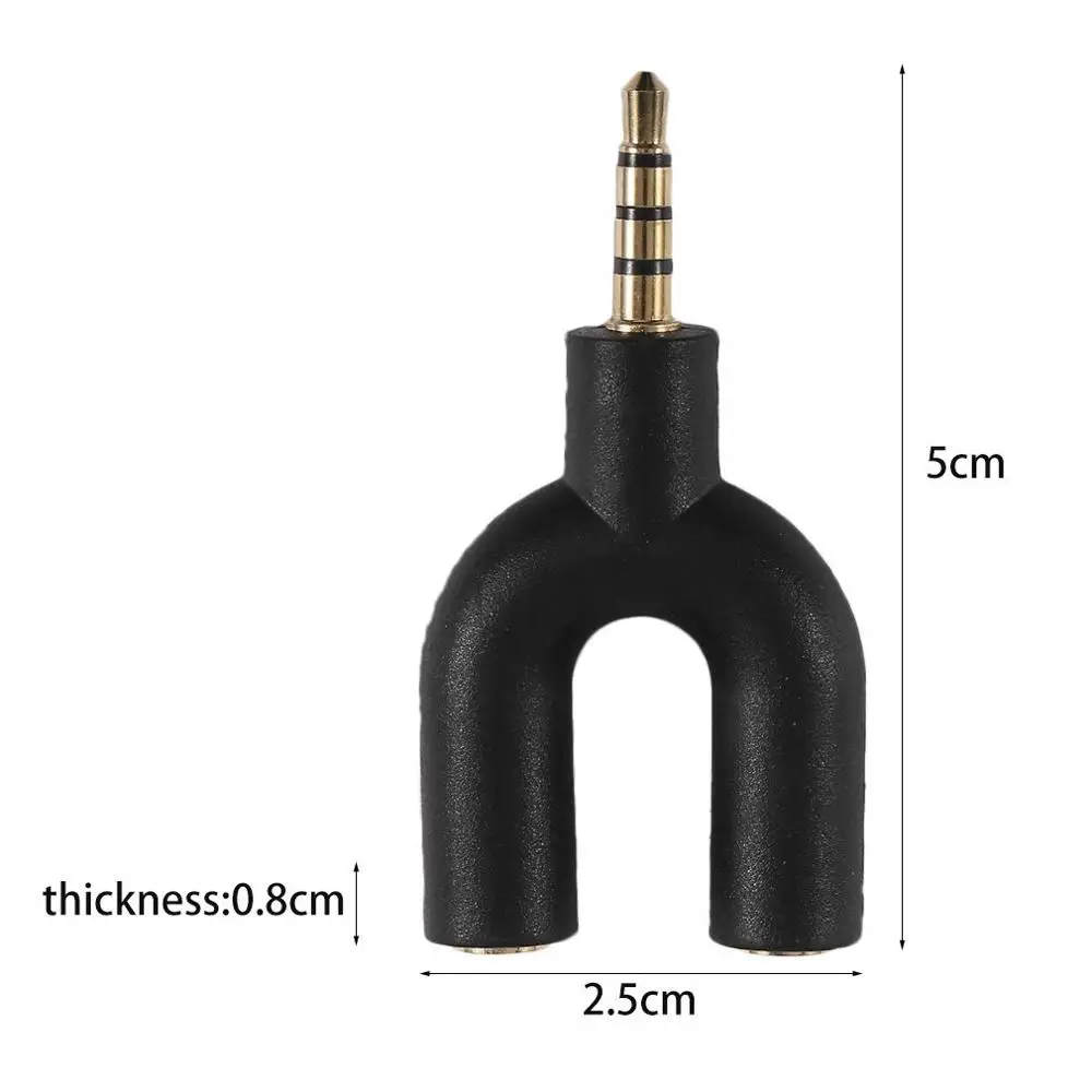 Переходник для наушников и микрофона разъем 3 5 мм|Аксессуары наушников| |