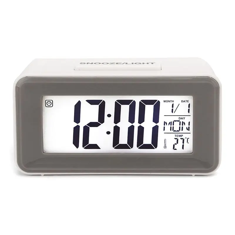 

P82C Digital LED Alarm Clocks Student Clocks With Week Snooze Thermometer Watch