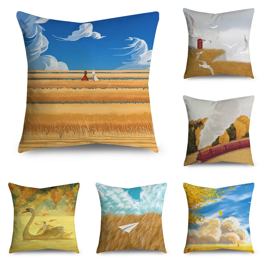 

Чехол для подушки из полиэстера, 45 х45 см