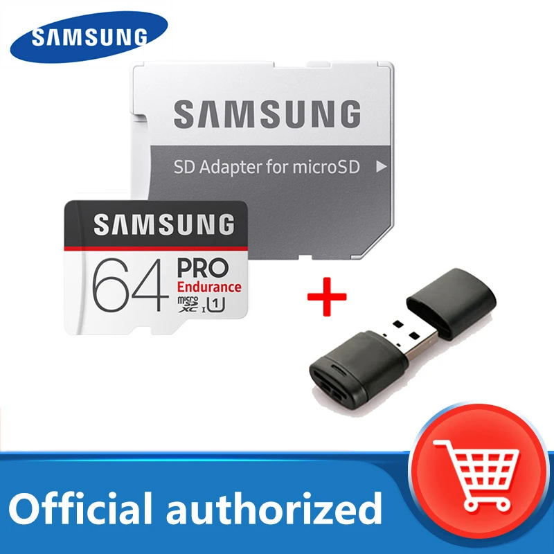 

SAMSUNG Micro SD Card PRO Endurance Memory Card SDHC 32GB 64GB 128GB SDXC Class 10 U1 High Speed UHS-I Microsd TF Card