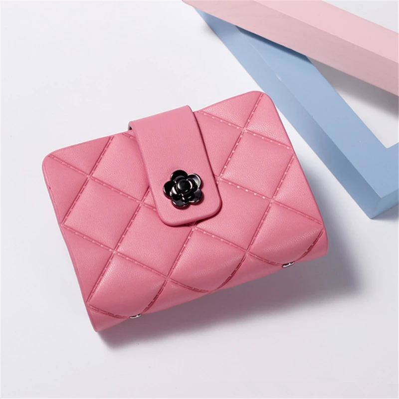 High Quality Genuine Leather Wallet Small Women Rfid Credit Card Holder Wallets Short Purse Female Coin Sac Femme | Багаж и сумки