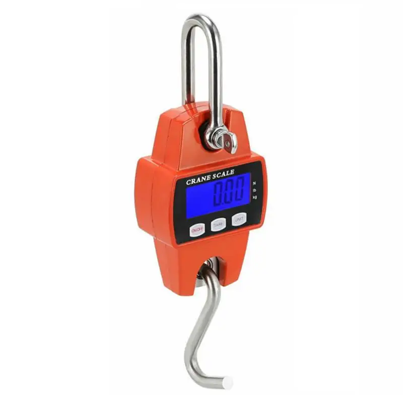 

300kg Crane Scale Handheld Digital Battery Charging LCD Digital Balance Hanging Electronic Scales For Farm Market