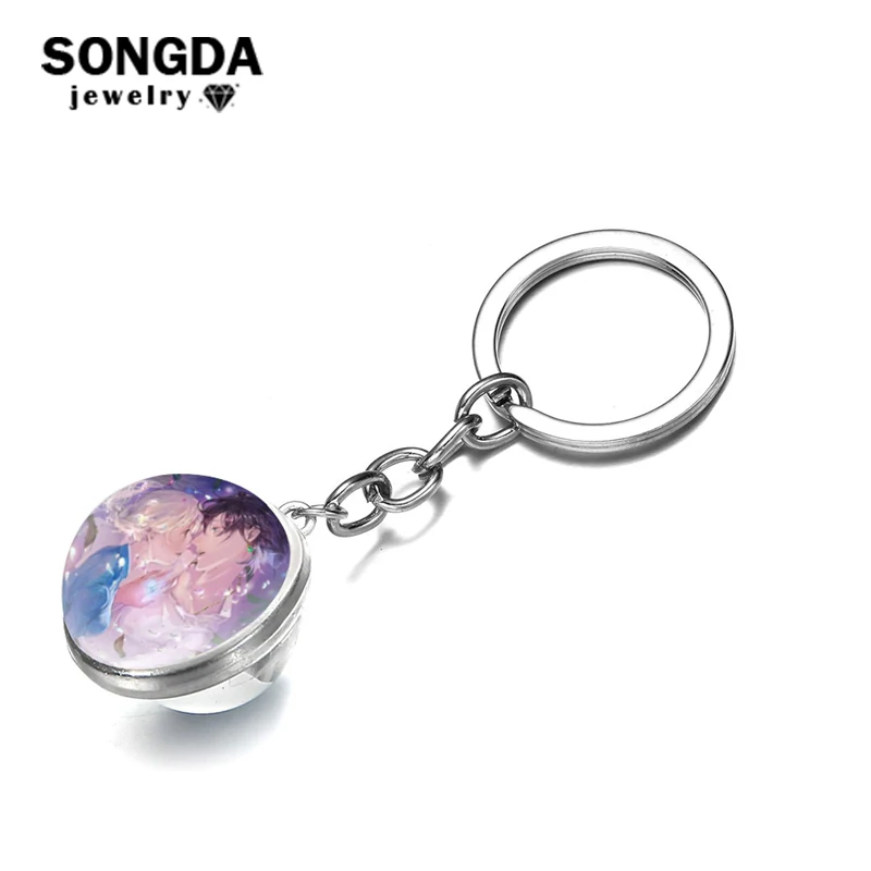 

SONGDA Miyazaki Cartoon Movie Howl's Moving Castle Keychain Cute Car Keyring Key Chains For Backpacks Gadgets For Men Woman Gift