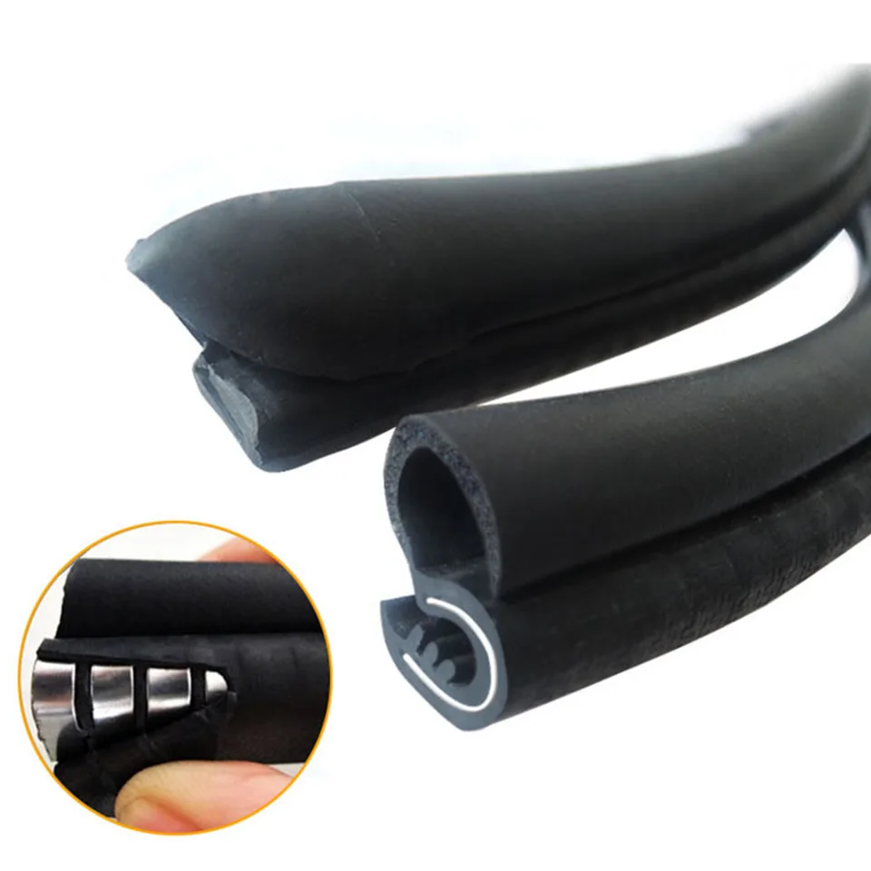 1.6m Car Door Seal Strip B Pillar Lock Rubble Edge Sealing Window Trim Sound Insulation Anti-collision | Автомобили и мотоциклы