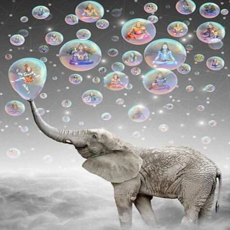 

5D Diamond Painting Full Square/Round Drill Elephant DIY Embroidery Animal Home Decoration Diamond Art