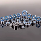 Комплект шарикоподшипников, 33 шт.компл., синиечерные резиновые уплотнения для радиоуправляемого автомобиля 110 Traxxas Crawler ERevo E-Revo 52100, хромированная сталь