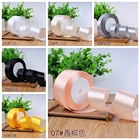 Атласные ленты черного, белого, серого, абрикосового цветов, Женская упаковка для свадебной вечеринки, ленты 6-10-15-25-40-50 мм