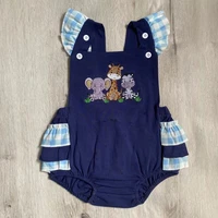 baby duck embroidered romper kid girls clothes children clothing baby autumn and winter style romper baby jumpsuit sleeveless